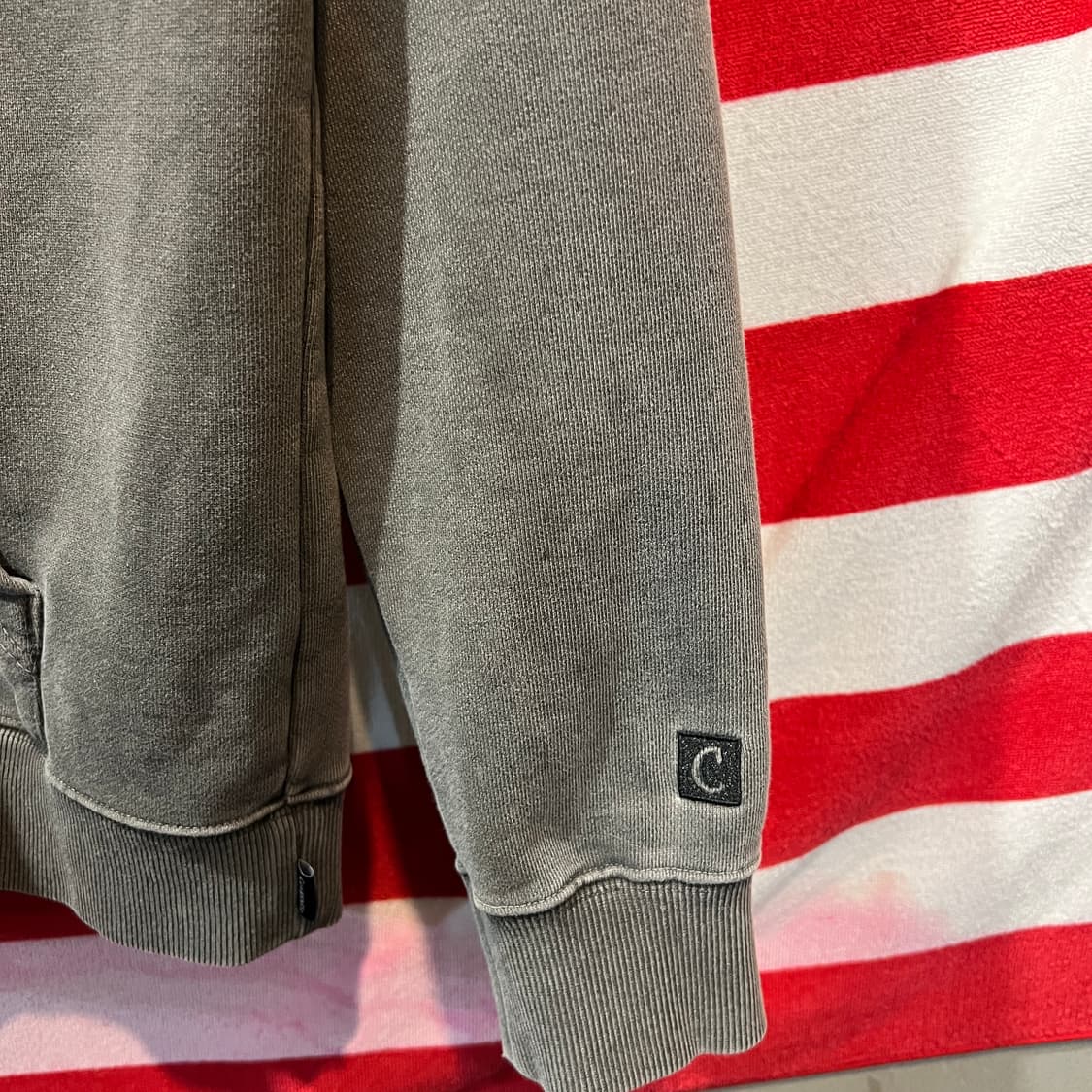 커버낫 차콜 워싱 후드집업 상품이미지2