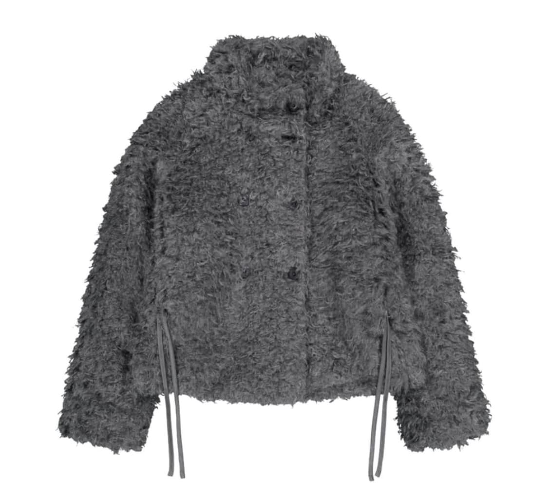 (구매)코이세이오 헤어리 퍼자켓 다크그레이 구합니다 상품이미지1