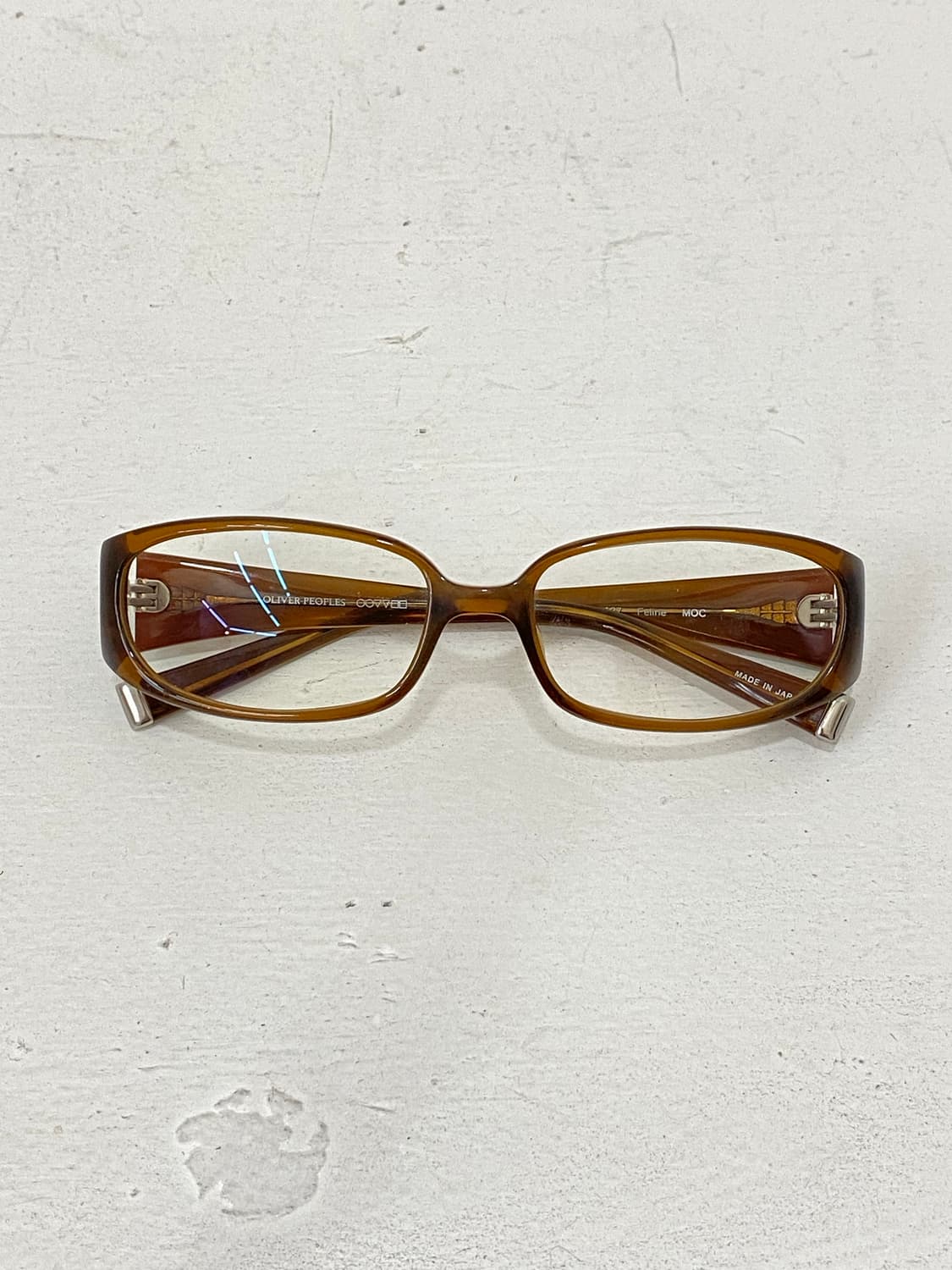 Oliver peoples 브라운 안경 상품이미지5