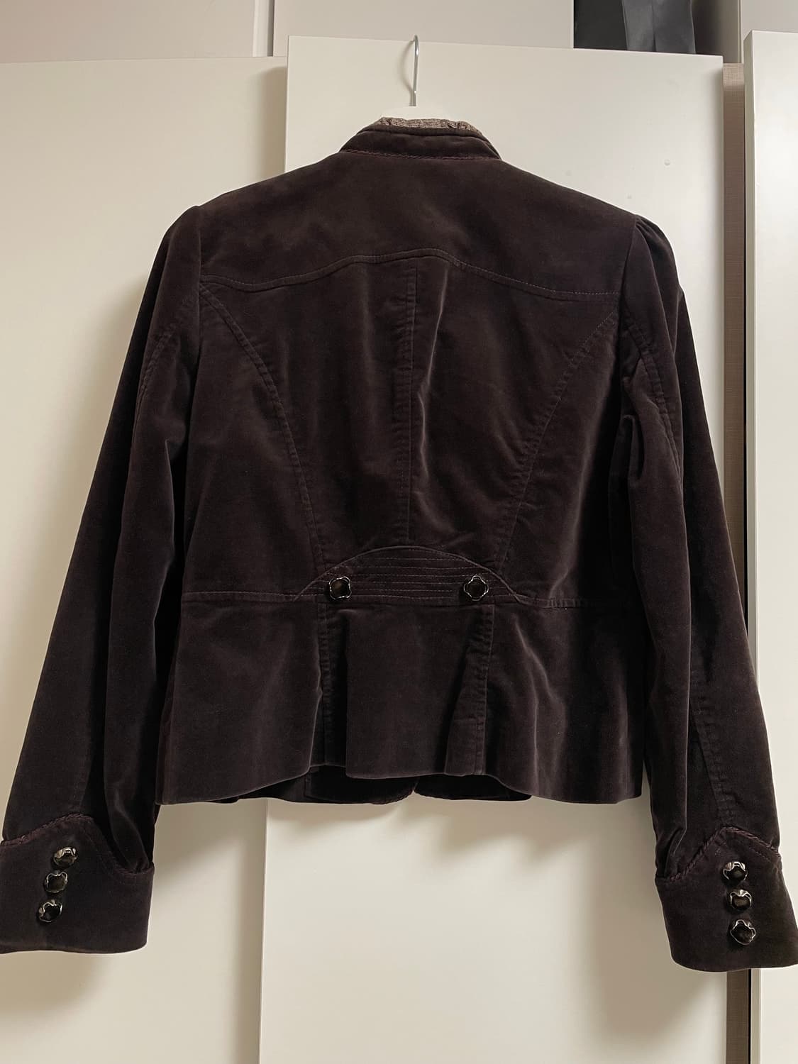 일본 빈티지 벨벳 자켓 상품이미지4