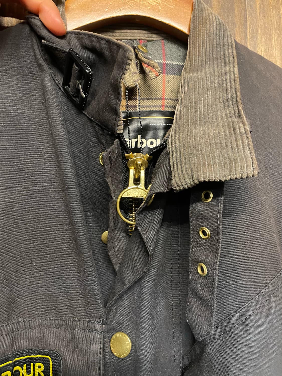 Barbour International A7 waxed jacket 상품이미지5