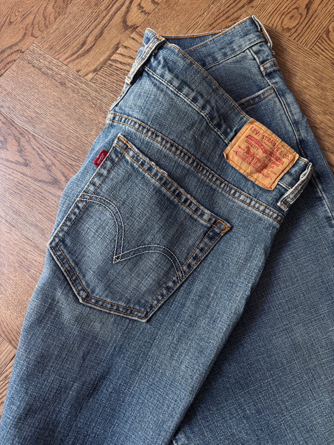 [36]00's 리바이스 505 빈티지 워싱 스트레치 데님 팬츠 상품이미지5