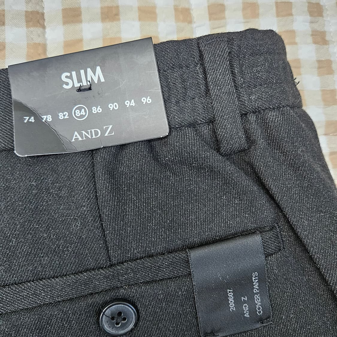 미착용 앤드지 스판 슬랙스 남자32 상품이미지7