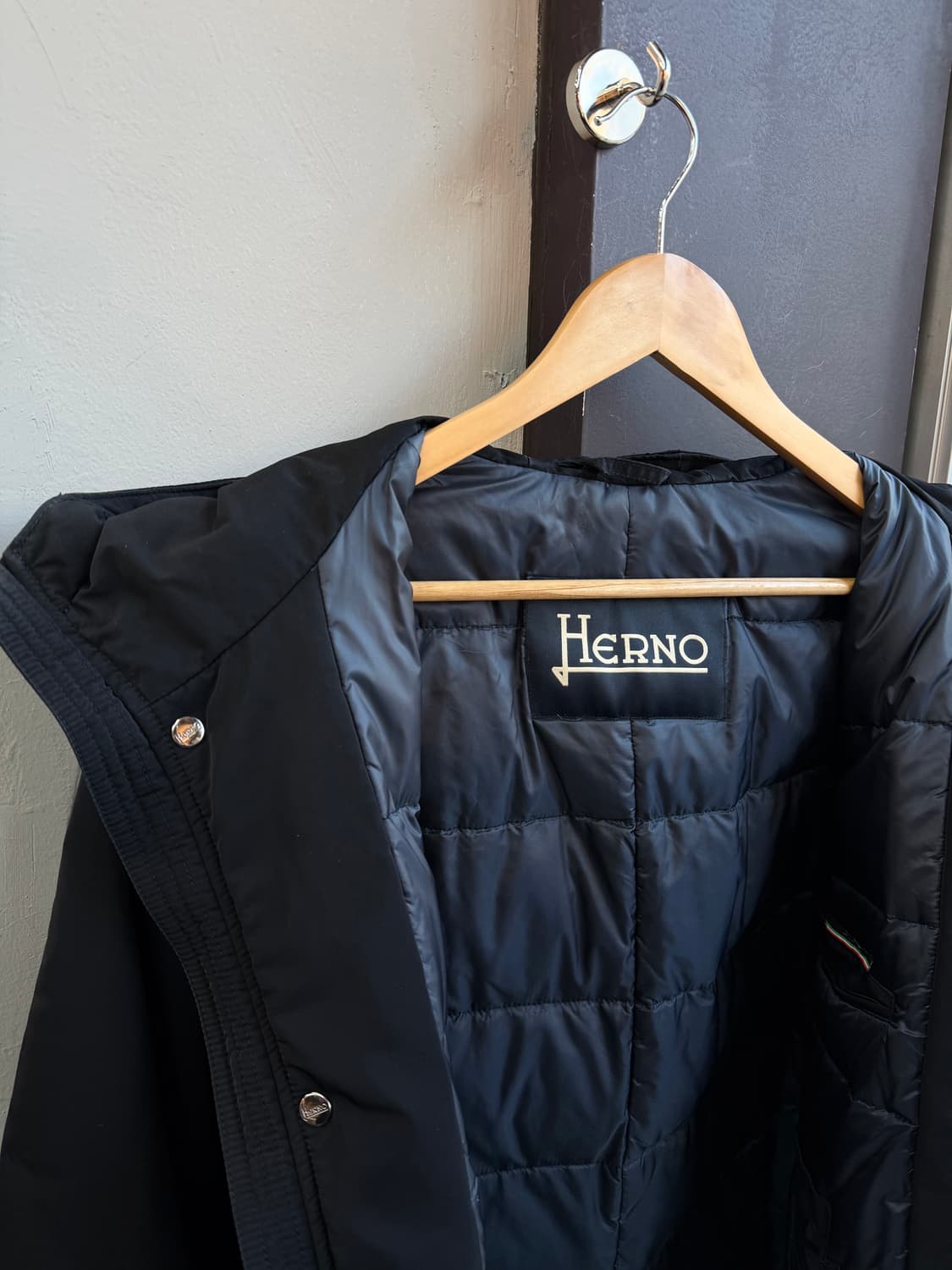 100~105/ 에르노 구스다운 후디드 나일론 패딩점퍼 상품이미지5