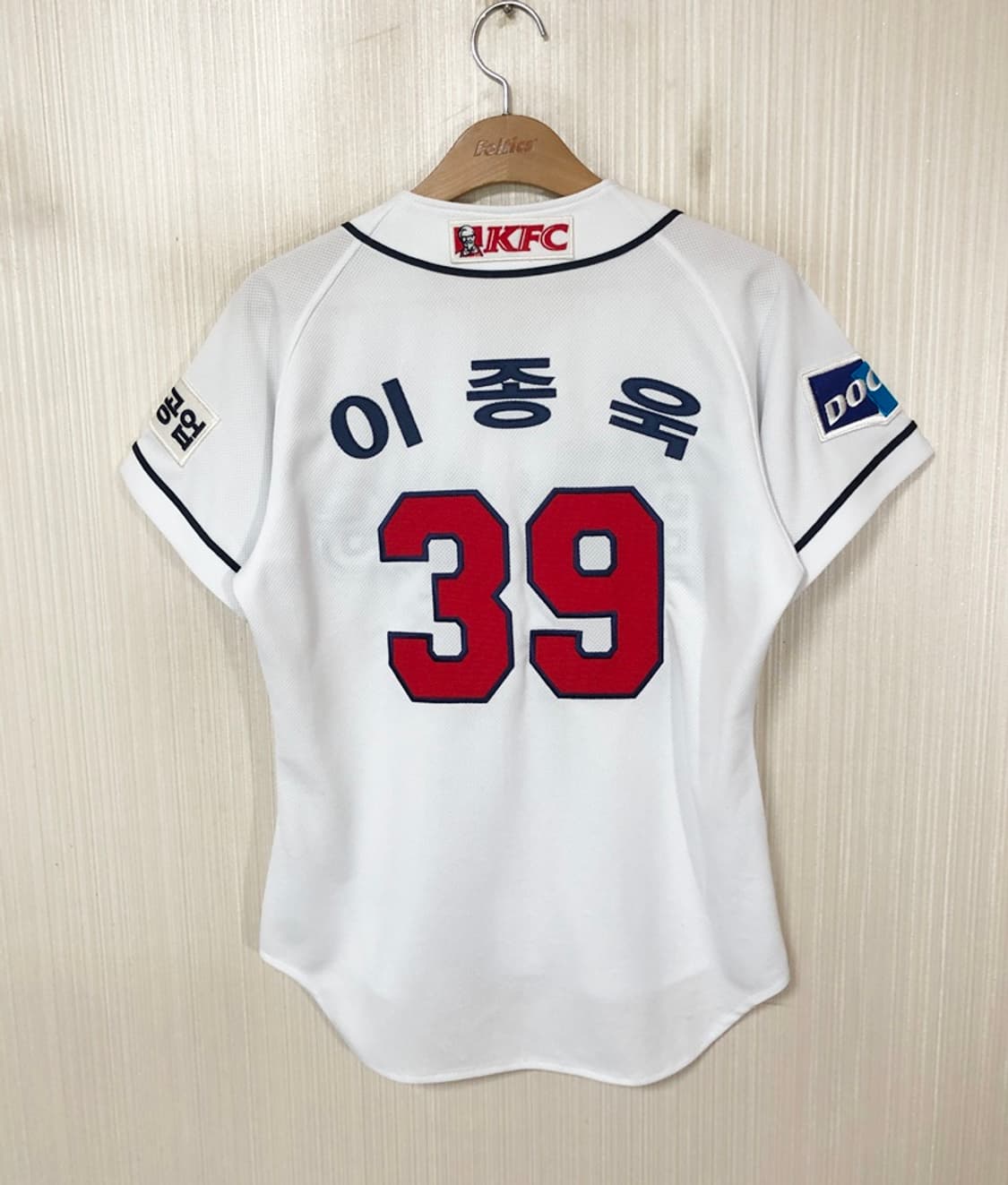 KBO 위팬 두산베어스 홈유니폼/져지 XS(85) #39 이종욱 상품이미지8