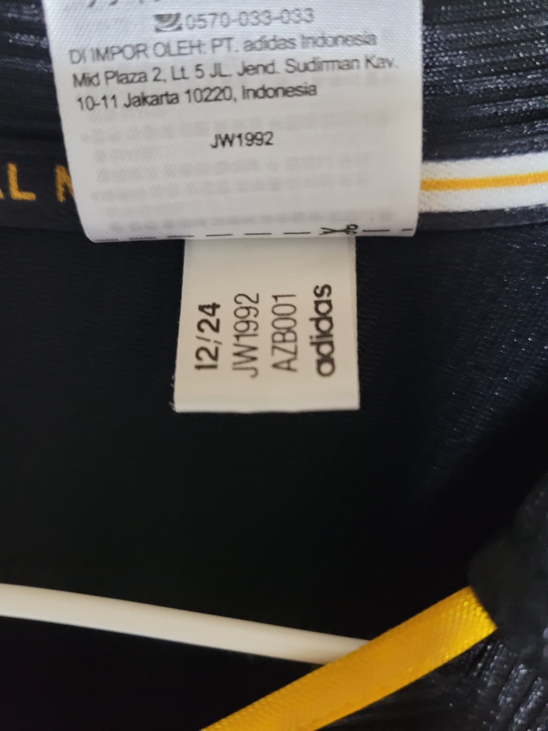 레알마드리드 99 00 어웨이 유니폼 XL 상품이미지2