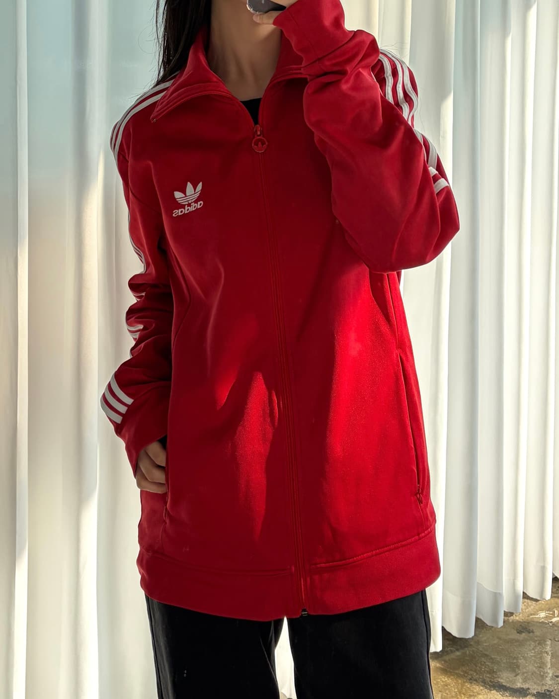 [L]아디다스 유로파 레드 트랙탑 져지 상품이미지1