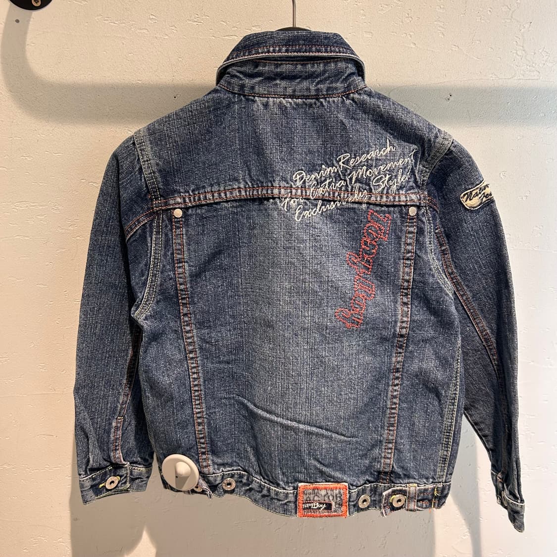 Vintage y2k Embroidery Denim Jacket 상품이미지8
