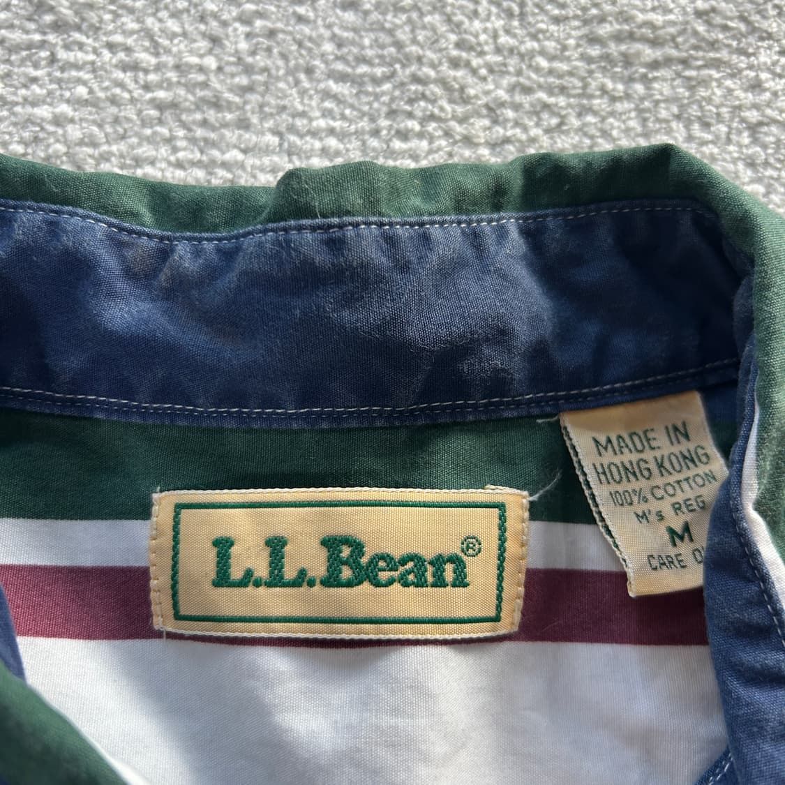 엘엘빈 스트라이프 셔츠 m-L 상품이미지2