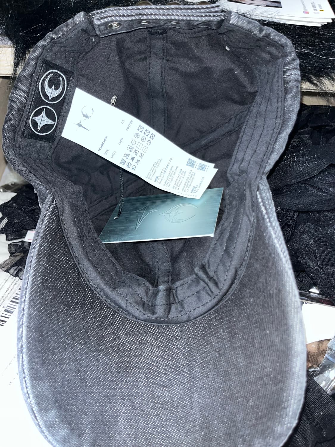 <새상품>떠그클럽 쵸퍼캡모자 블랙 상품이미지2