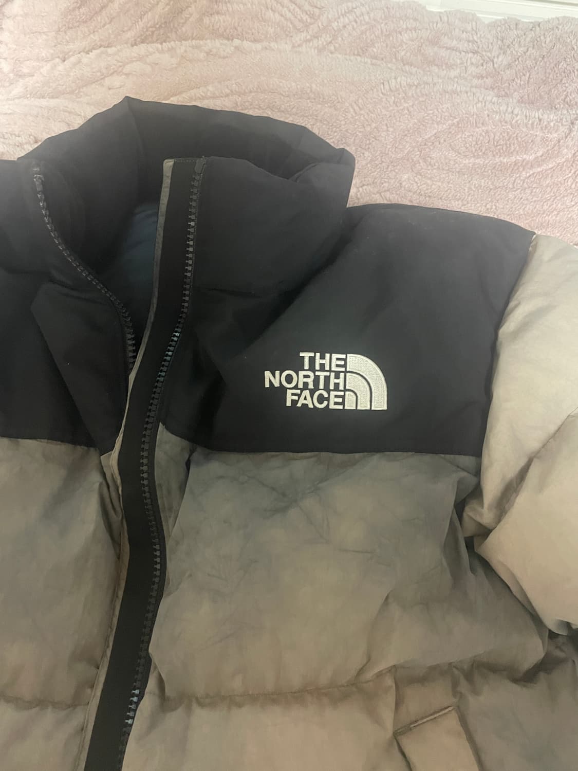 노스페이스 다잉 눕시 다운 에코 그레이 패딩 L 상품이미지3