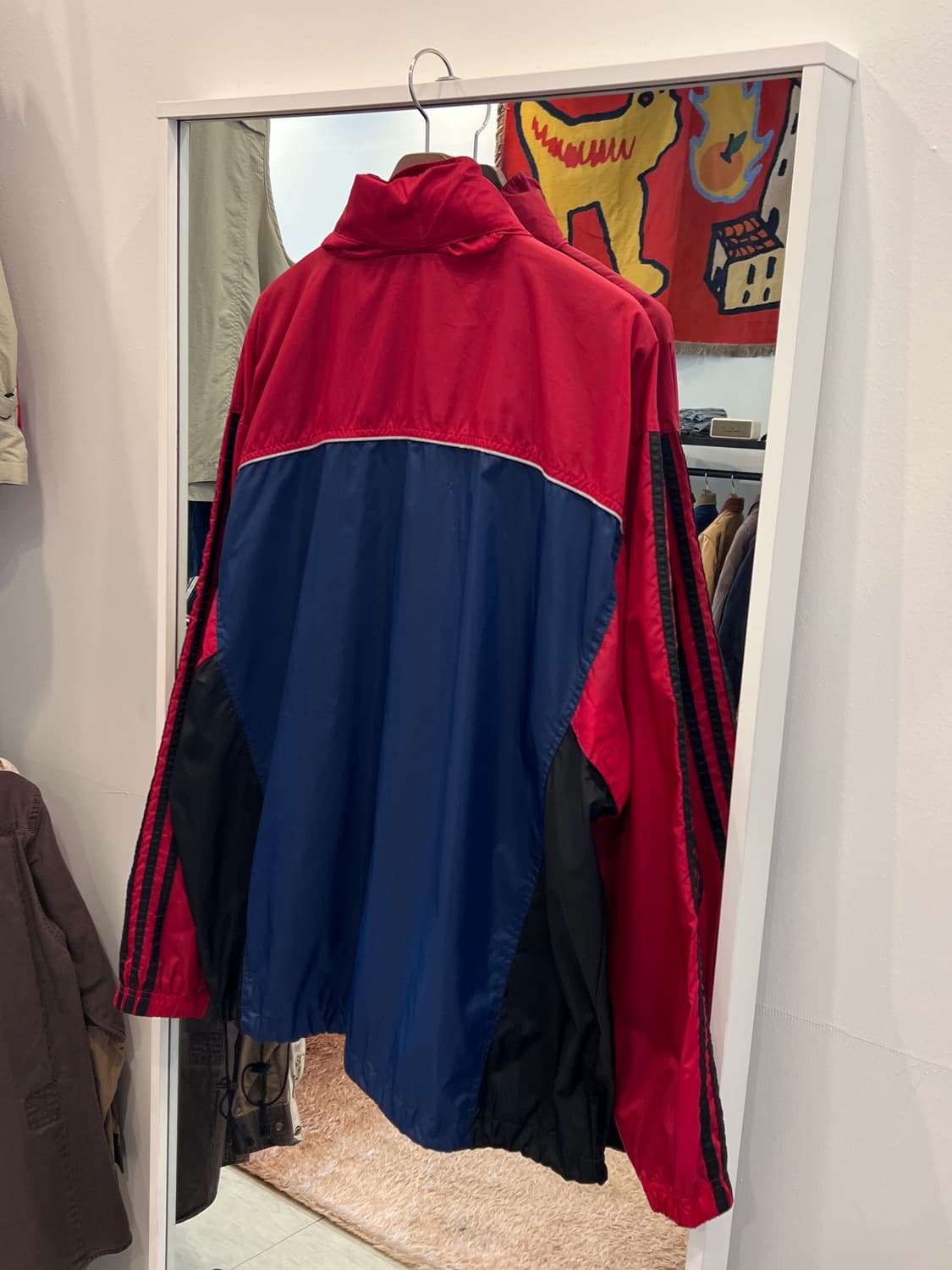 90s Adidas 아디다스 올드스쿨 후드 집업 자켓 상품이미지6