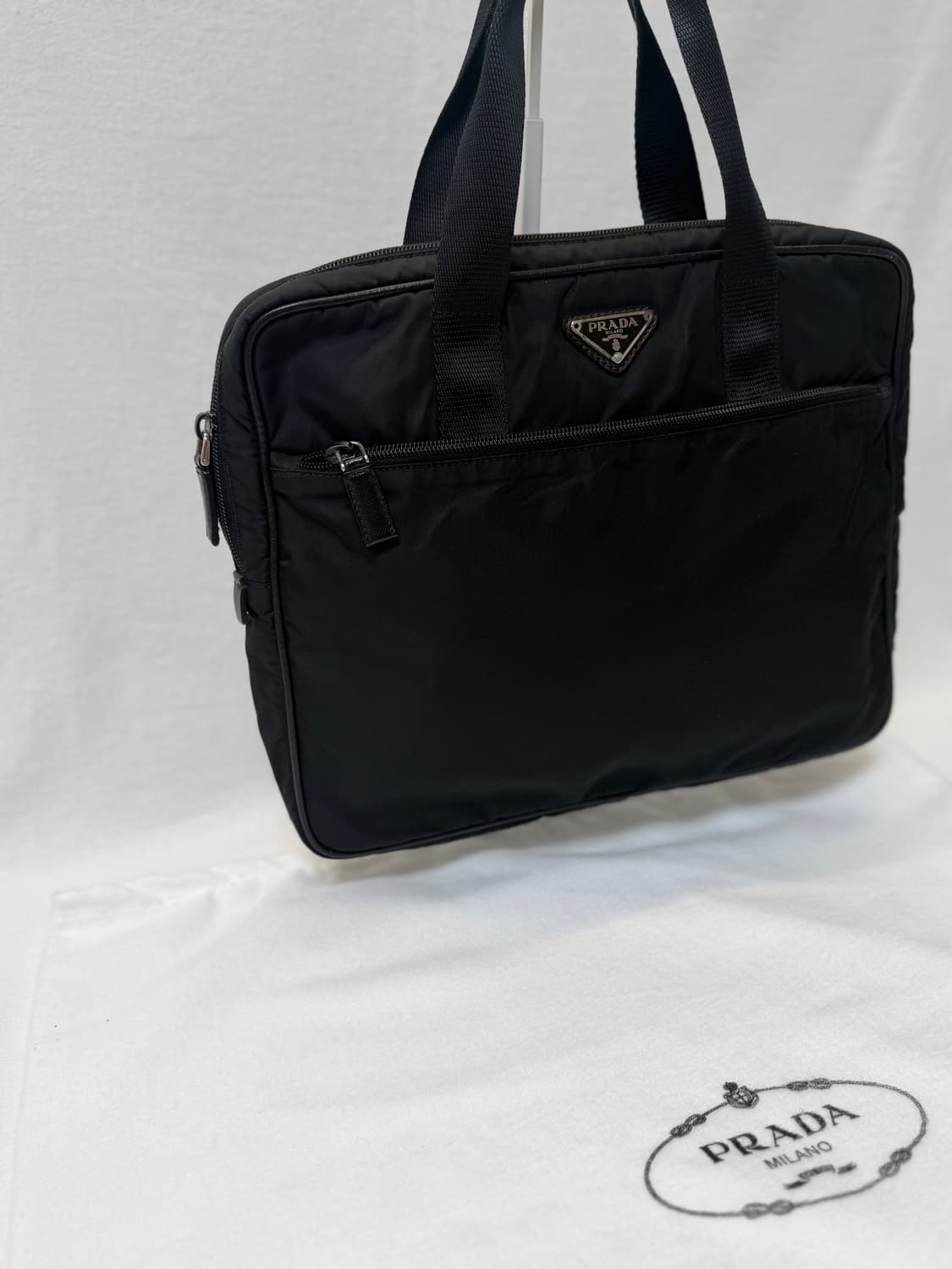 정품 프라다 포코노 나일론 블랙 서류가방 토트백 비지니스가방 상품이미지3