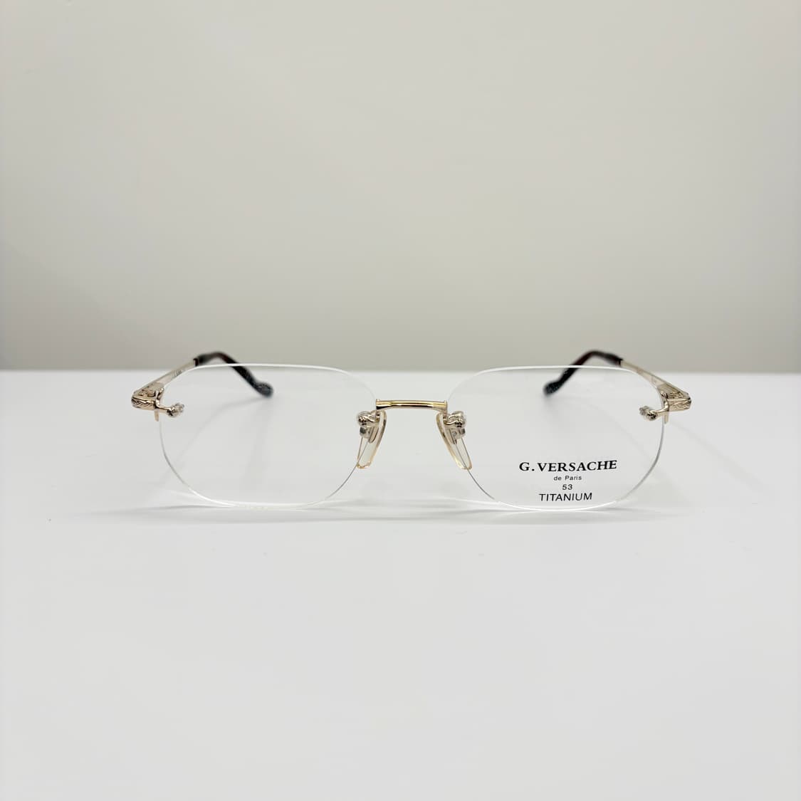 VERSACHE 사각 골드 무테 상품이미지3