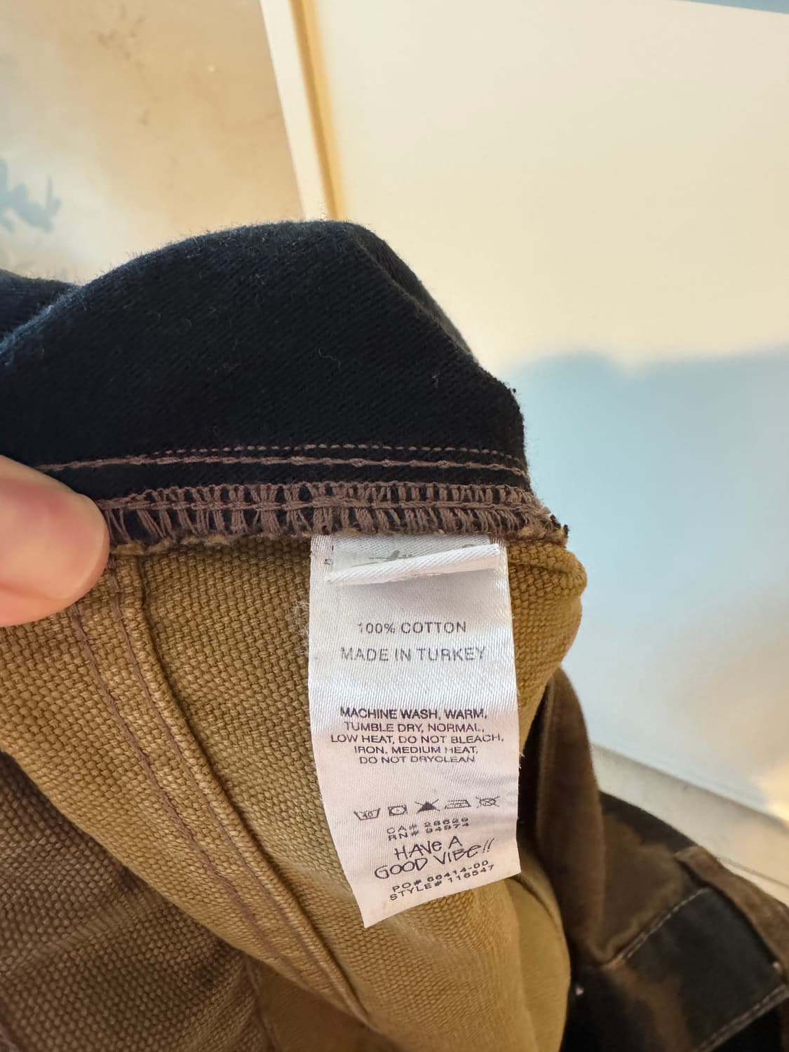 스투시 플로랄 다잉 더블니 워크팬츠 상품이미지5