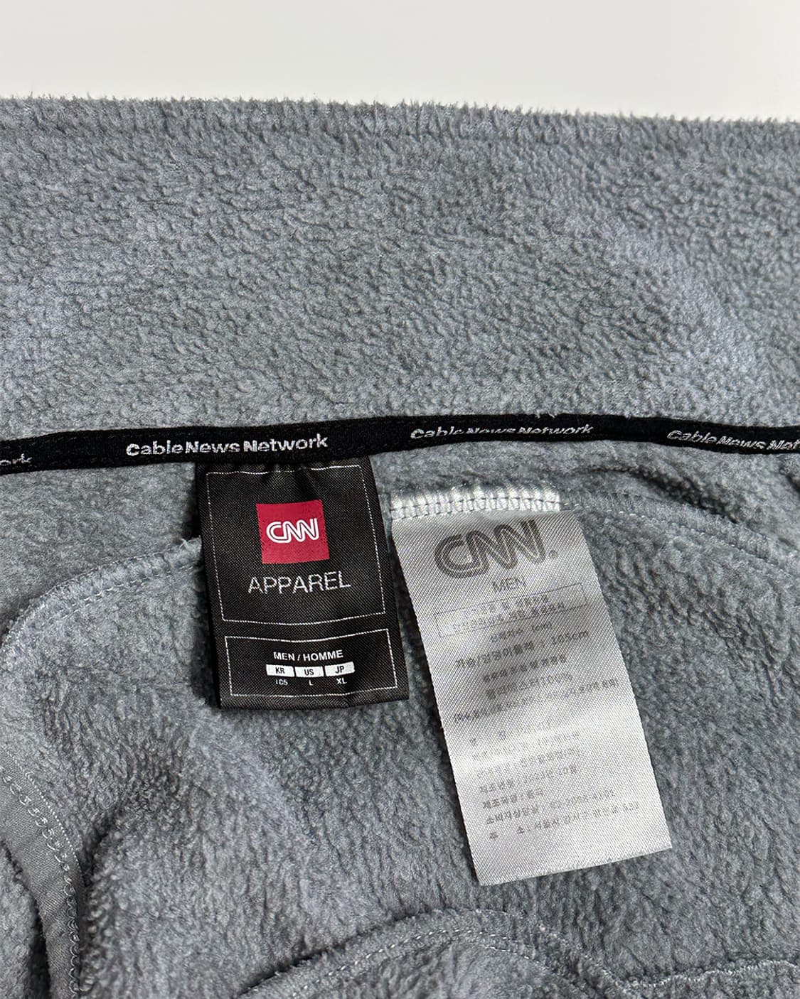 CNN 후리스 그레이 상품이미지3