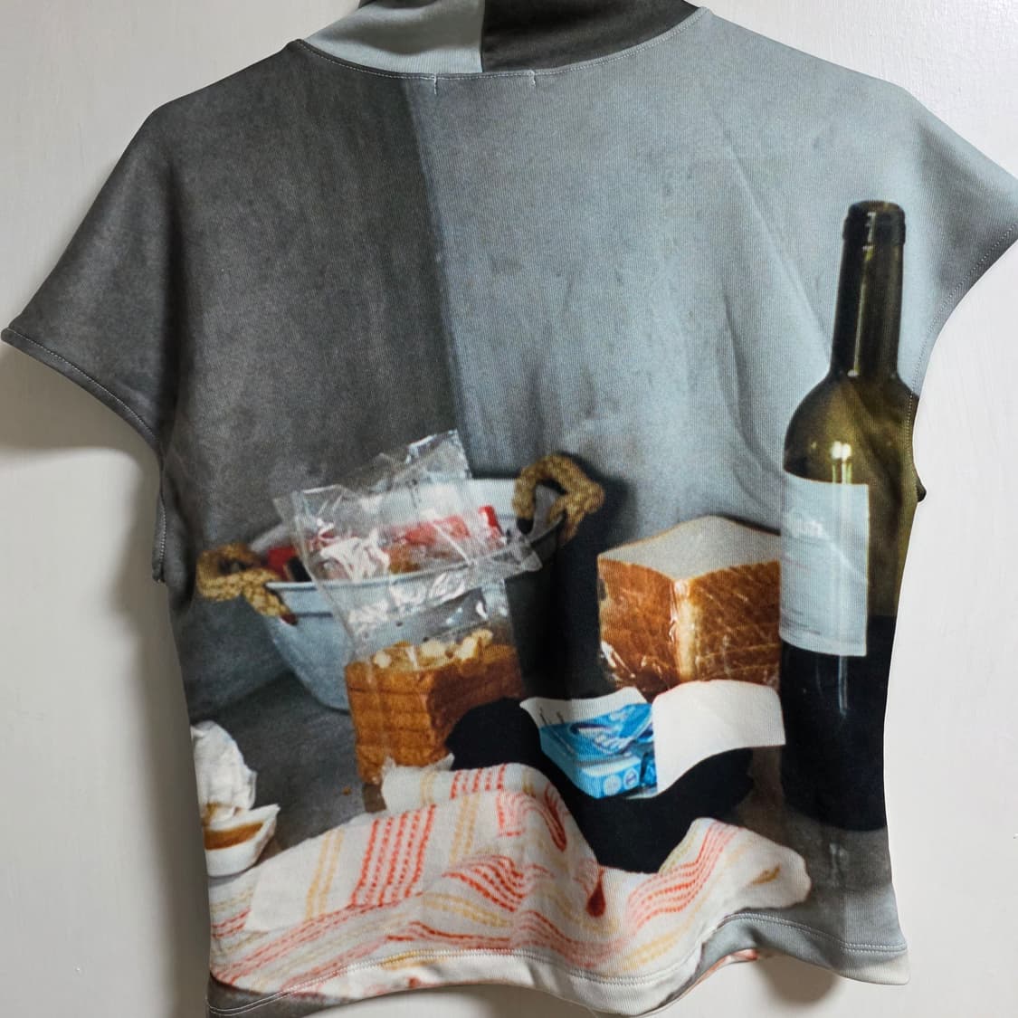 씬(seen) hi-neck knit tshirt wine 상품이미지3