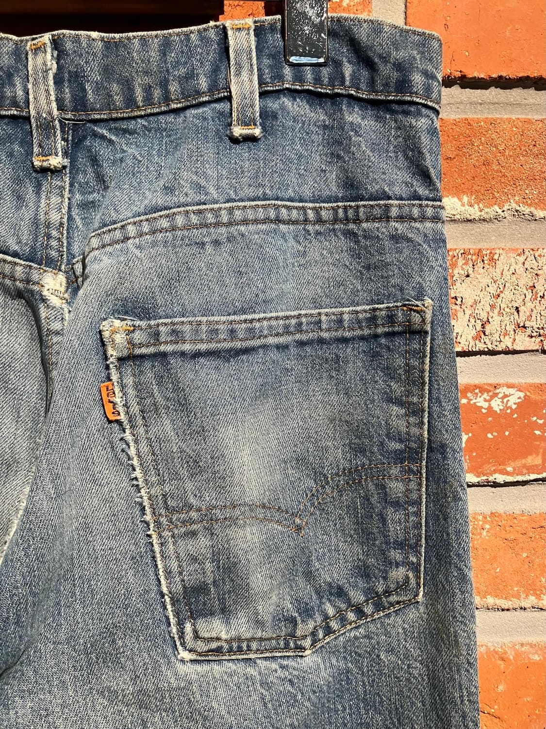80s USA 빈티지 리바이스 646 벨바텀 부츠컷 데님 팬츠 상품이미지6