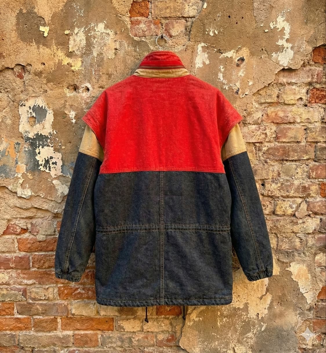 프랑스 빈티지 컬로블록자켓 상품이미지2