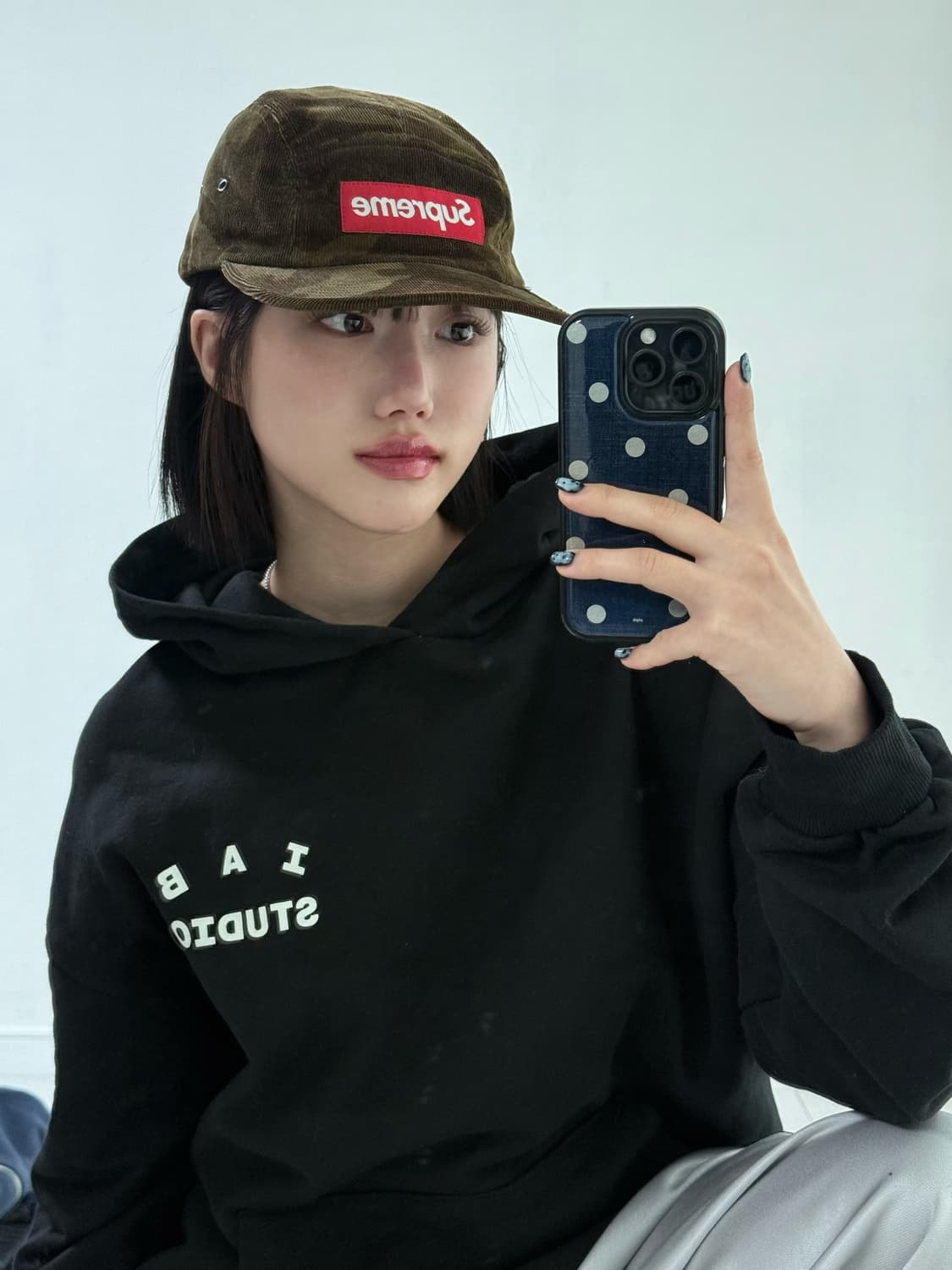 슈프림 코듀로이 카모 캡 상품이미지3