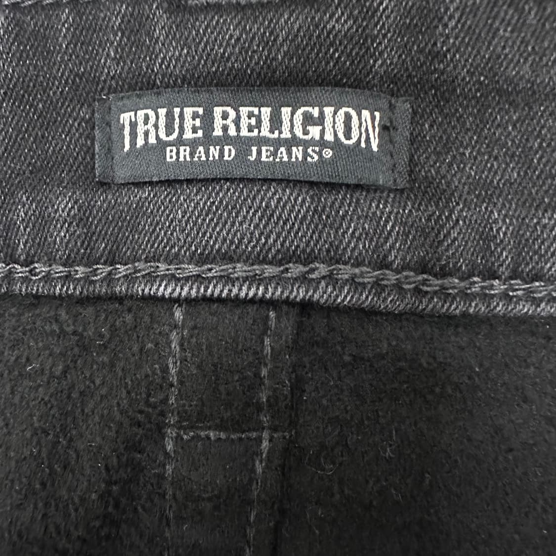 트루릴리젼 데님 흑청바지 팬츠 38인치 상품이미지3