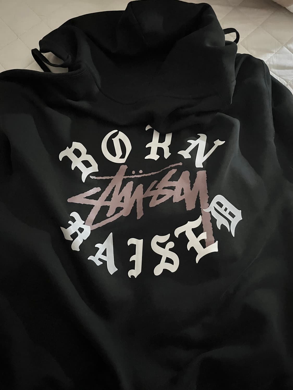 스투시 본앤레이즈드 후드집업 m 상품이미지2
