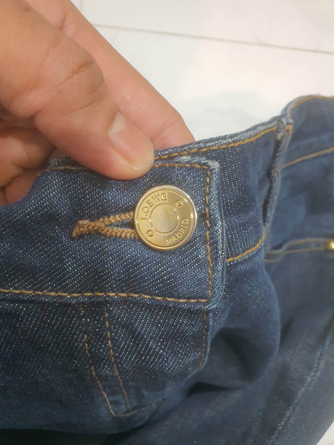 로에베 여성용 데님 청바지 40 상품이미지8