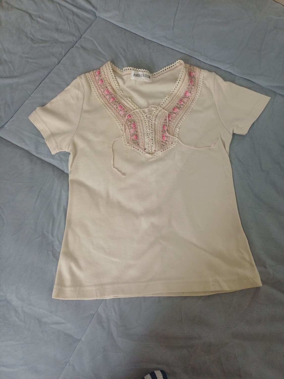 일본빈티지 슬림핏 히피 반팔티셔츠 상품이미지1