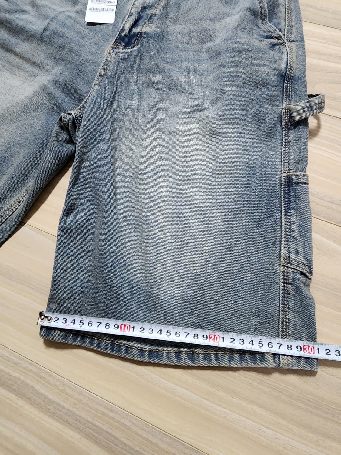 행텐카펜더버뮤다데님팬츠반바지밴딩팬츠30 상품이미지7