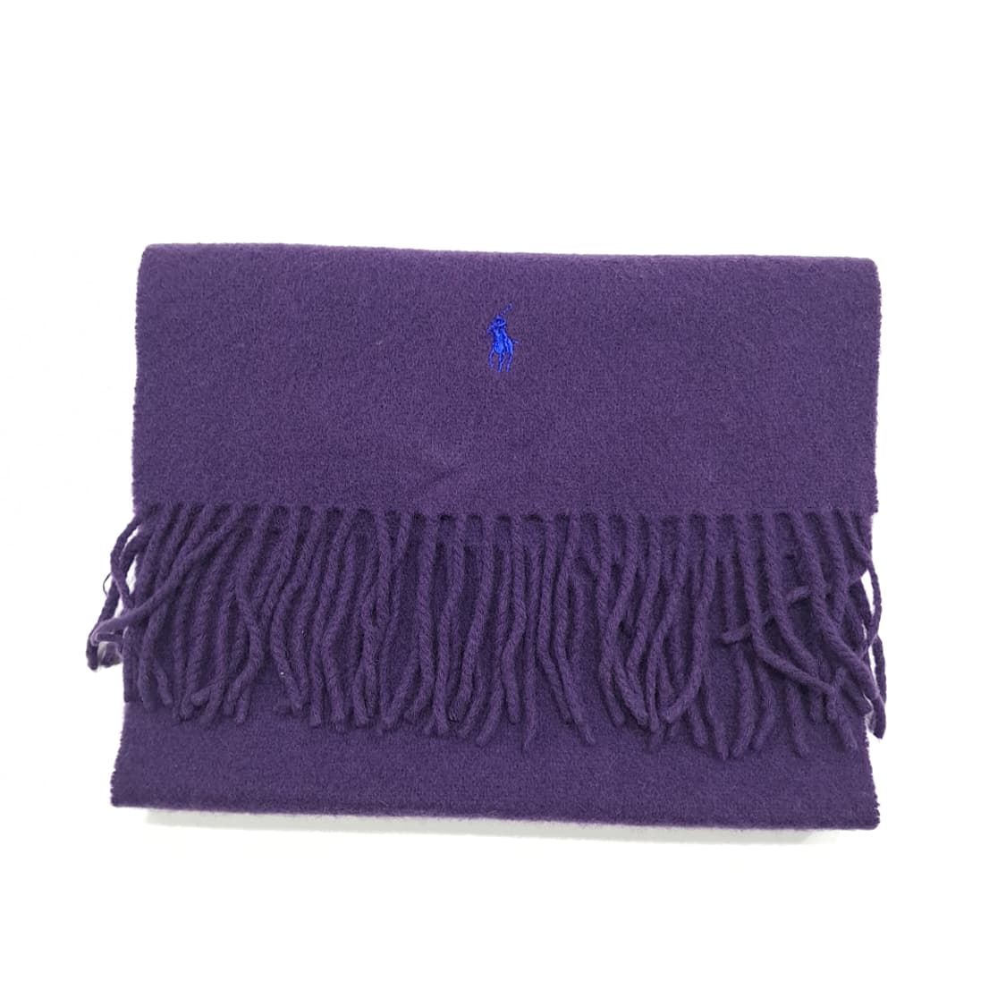 MX349 폴로 랄프로렌 퍼플 캐시미어 램스울 목도리 머플러 상품이미지7