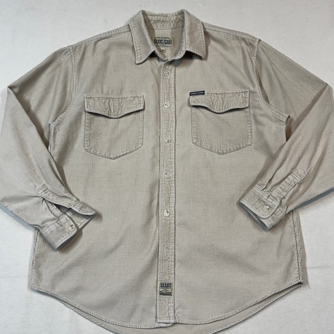 L) SHANE JEANS 코듀로이 셔츠 베이지 상품이미지2