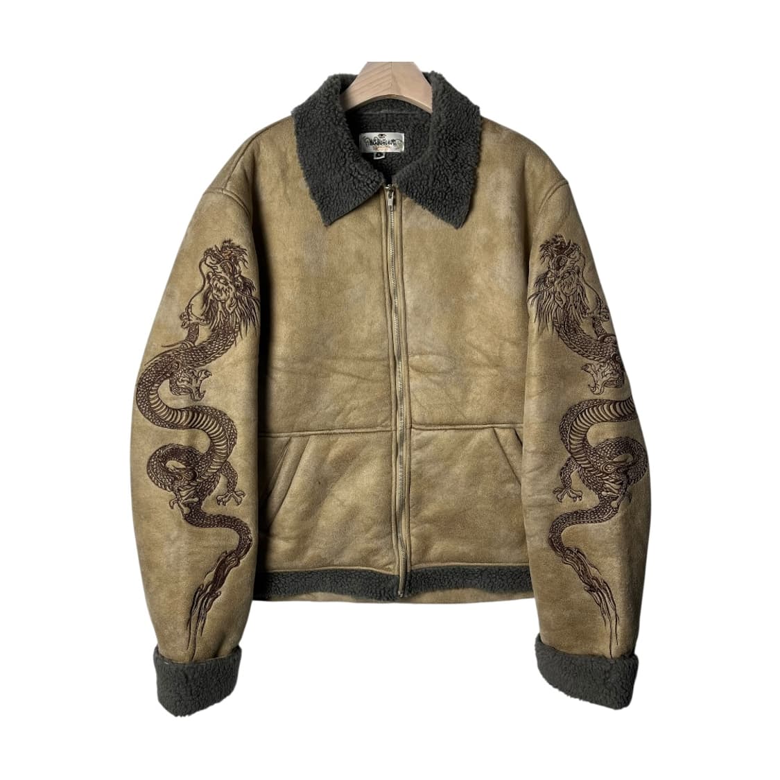 [karakuri tamashii] 카라쿠리타마시 스웨이드 B-3 무스탕 상품이미지1