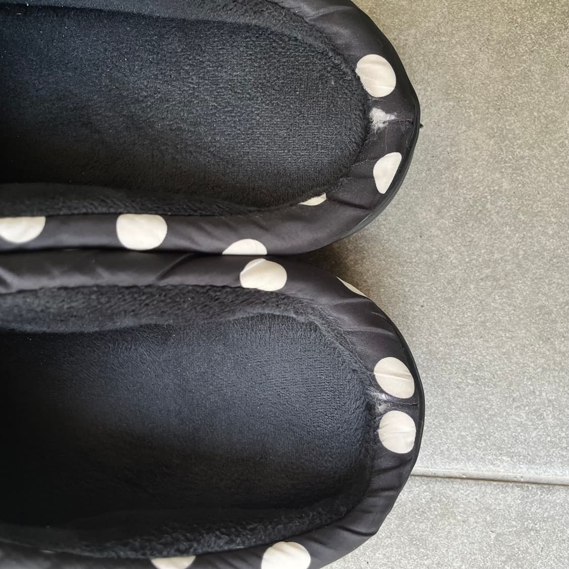 스부 수부 패딩슬리퍼 다운 샌들 도트 0사이즈 상품이미지7