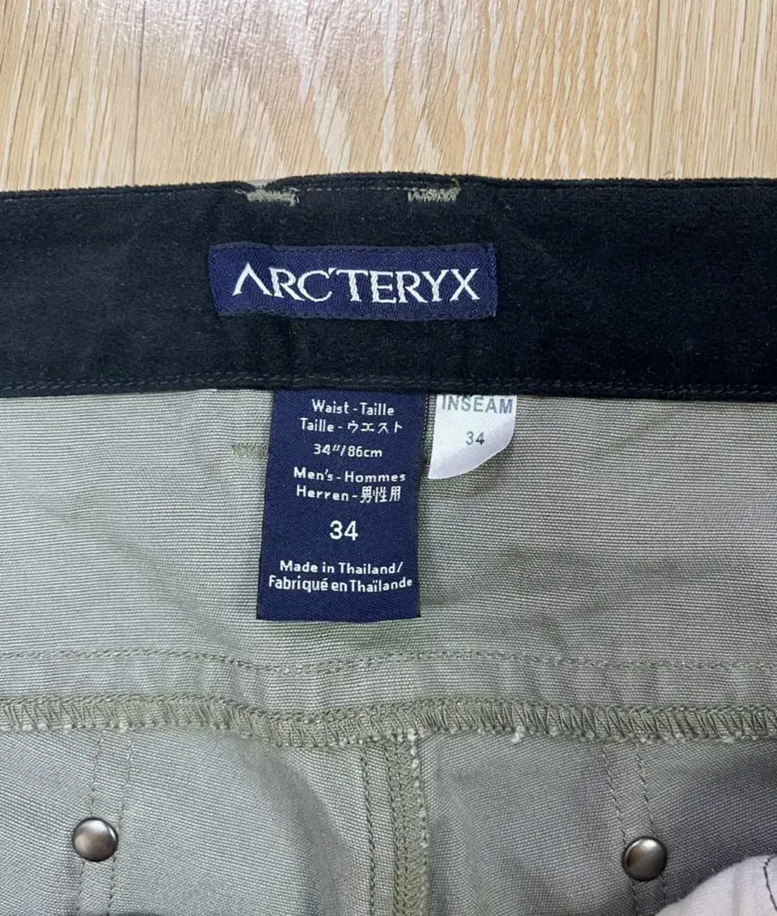 아크테릭스 코튼 더블니 카펜터 워크팬츠 상품이미지3