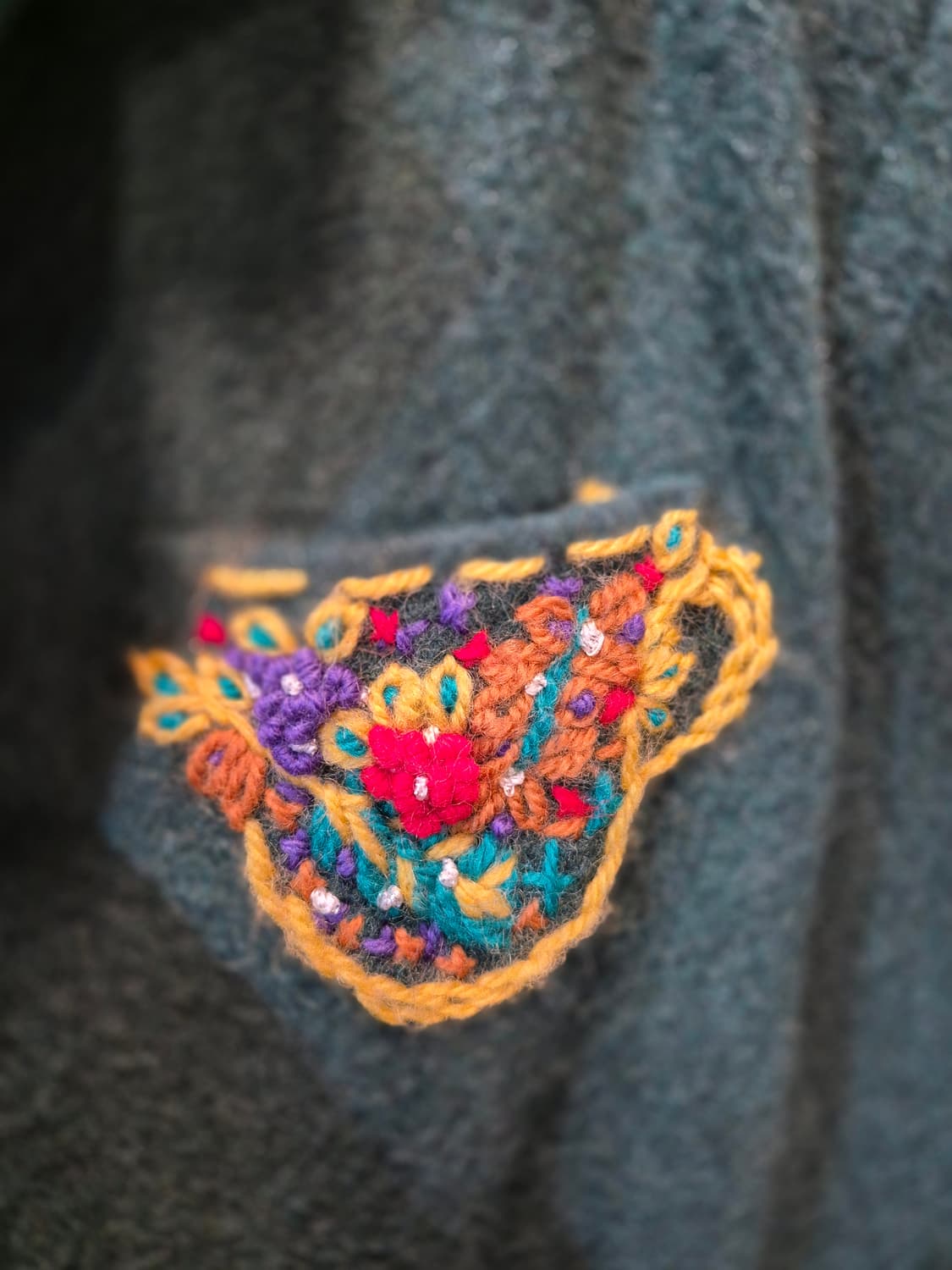 일본빈티지 자수스티치 블레이져 자켓 상품이미지6