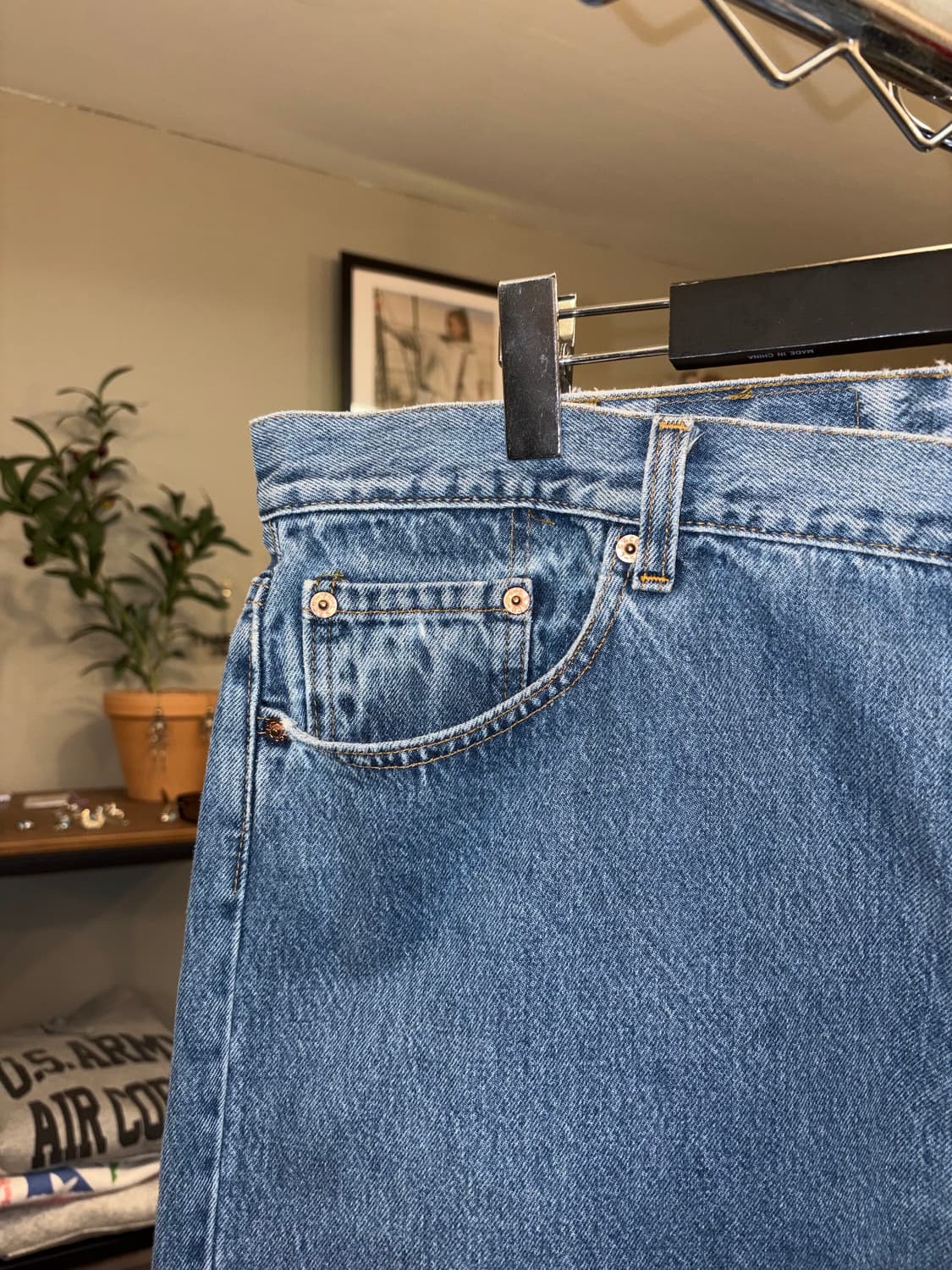 90’s Levi’s 501 523 USA denim pants 상품이미지5