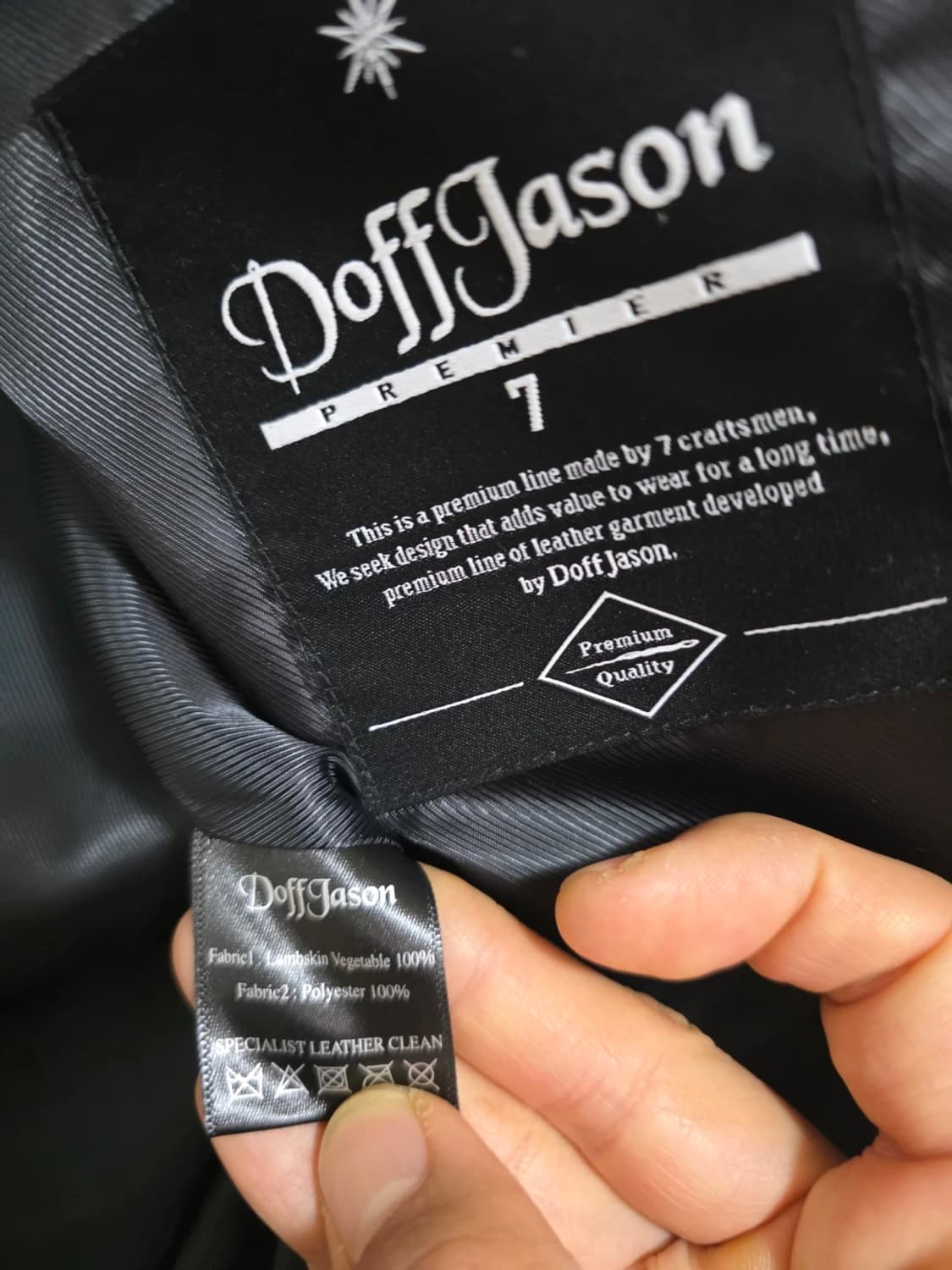 도프제이슨 프리미엄 램스킨 베지터블 라이더 자켓 M 상품이미지9