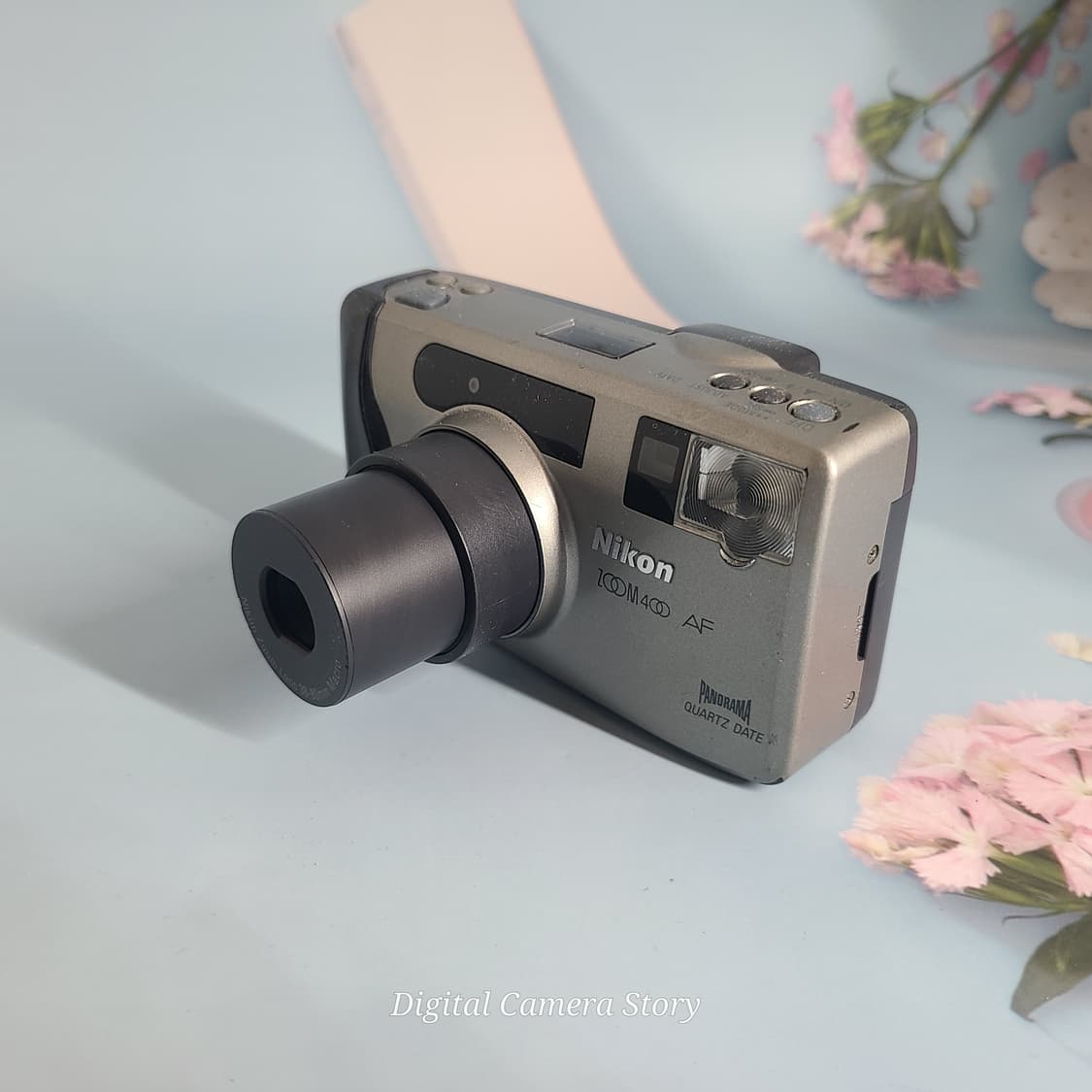 니콘 zoom 400AF 필름 카메라 (빈티지 카멜) 상품이미지2