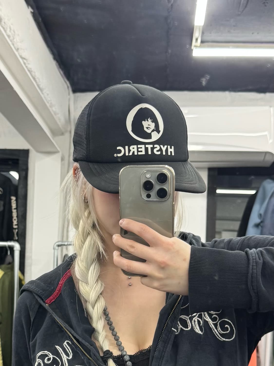 히스테릭 글래머 히스걸 메쉬캡 상품이미지1