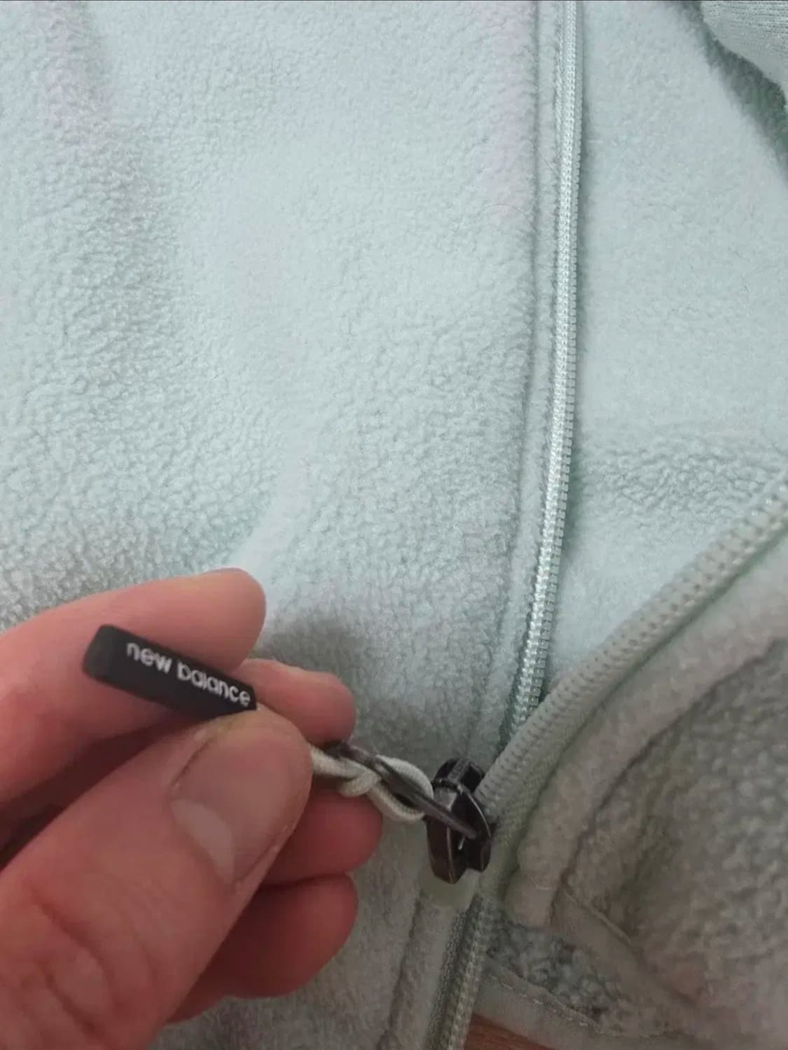 뉴발란스 민트색 플리스 집업 자켓 상품이미지3