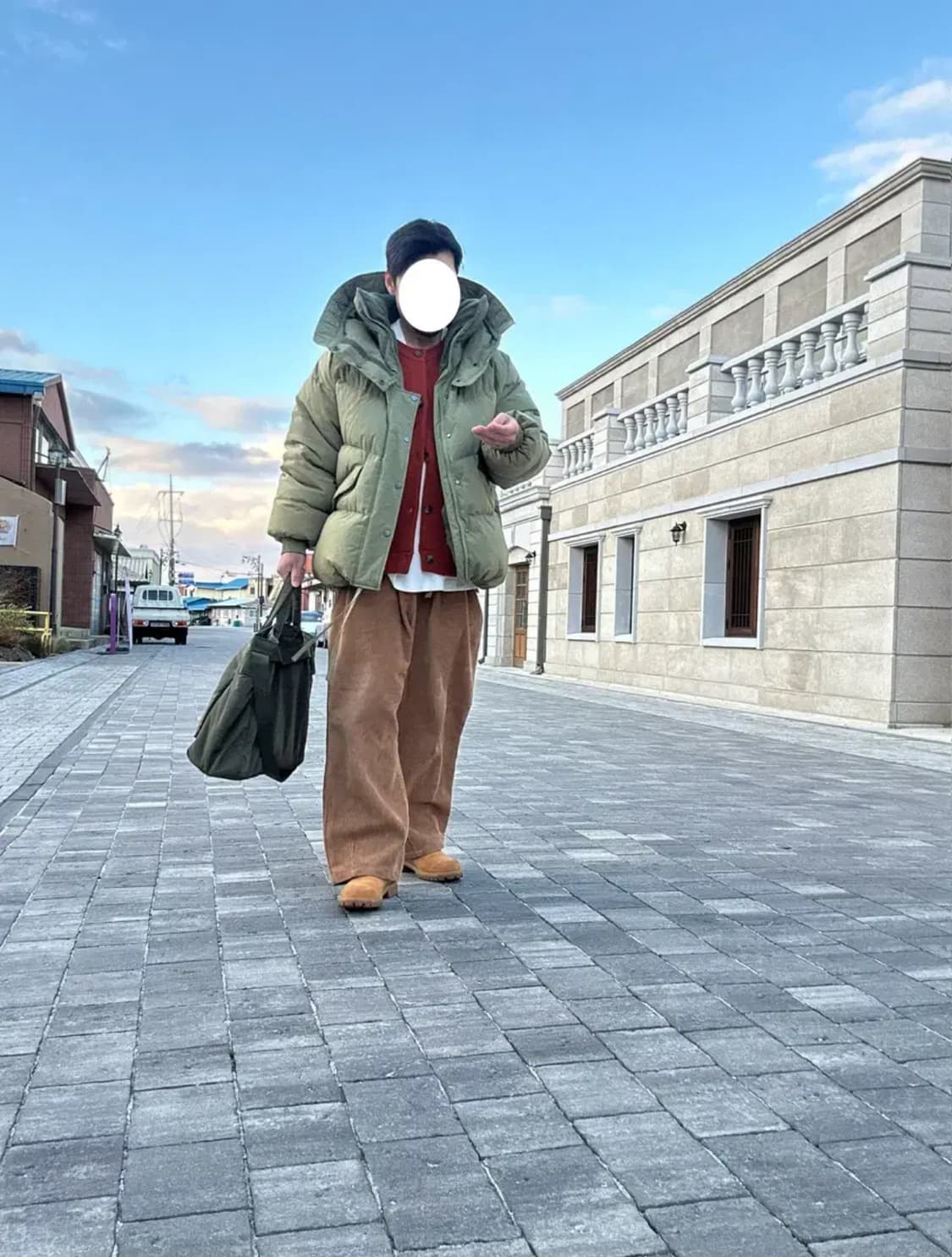 [HGBB STUDIO] BARENTS DOWN PARKA 올리브 패딩 상품이미지4