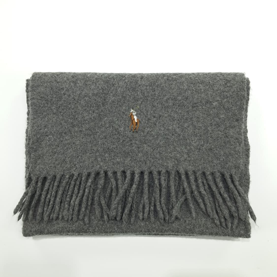 MX273 폴로 랄프로렌 그레이 울 목도리 머플러 상품이미지7
