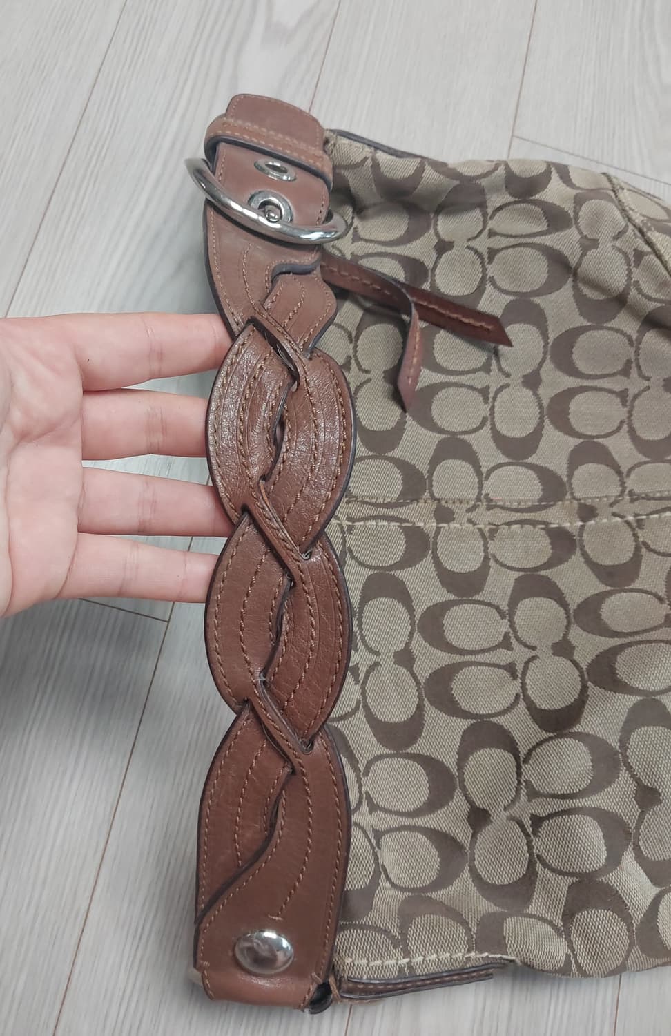 코치 빈티지 소호 캔버스 호보백 상품이미지4