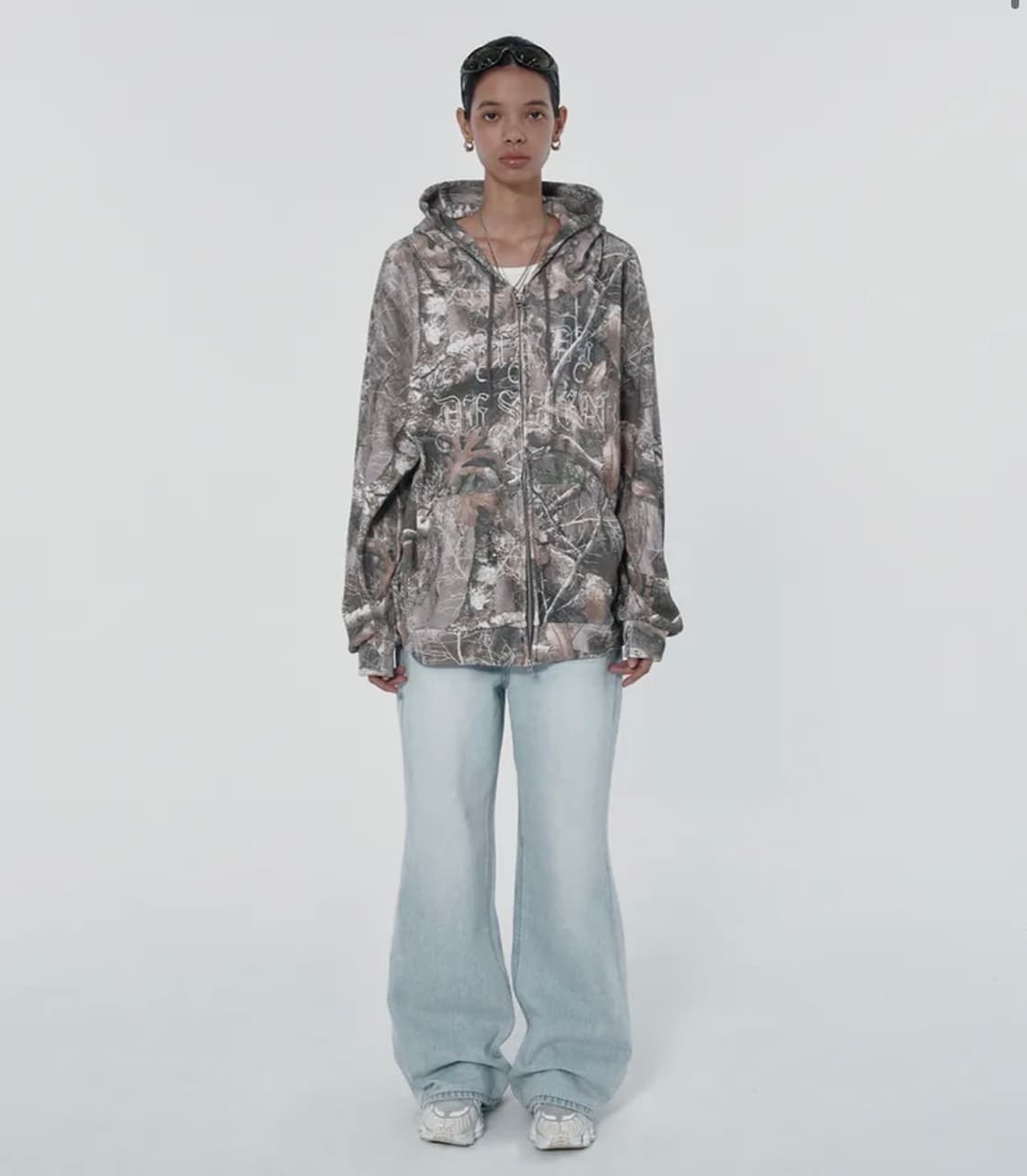 스웨이드 CAMO HOOD ZIP UP 후드집업 상품이미지3