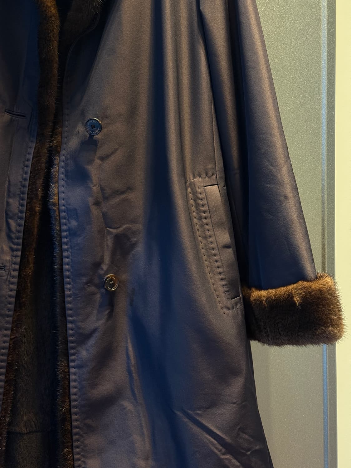 모드아이 밍크 & 토끼털 브라운 자켓 코트 Mode Eye 상품이미지7