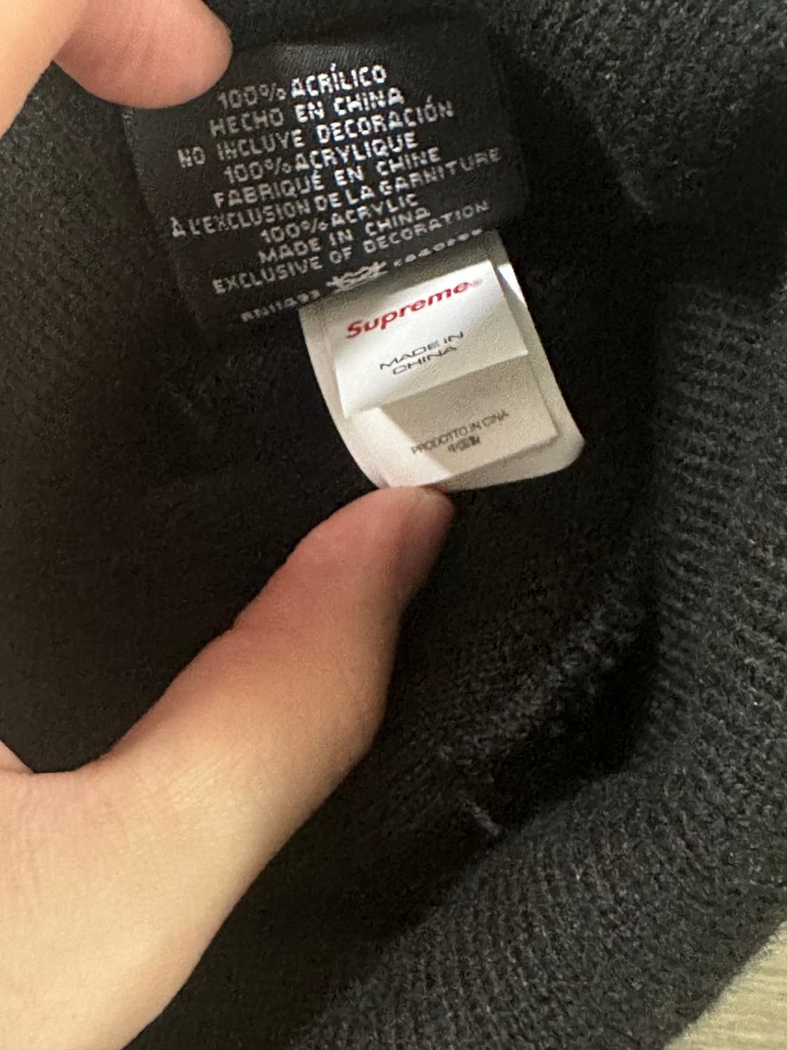 슈프림 뉴에라 Pslam 비니 블랙 상품이미지4