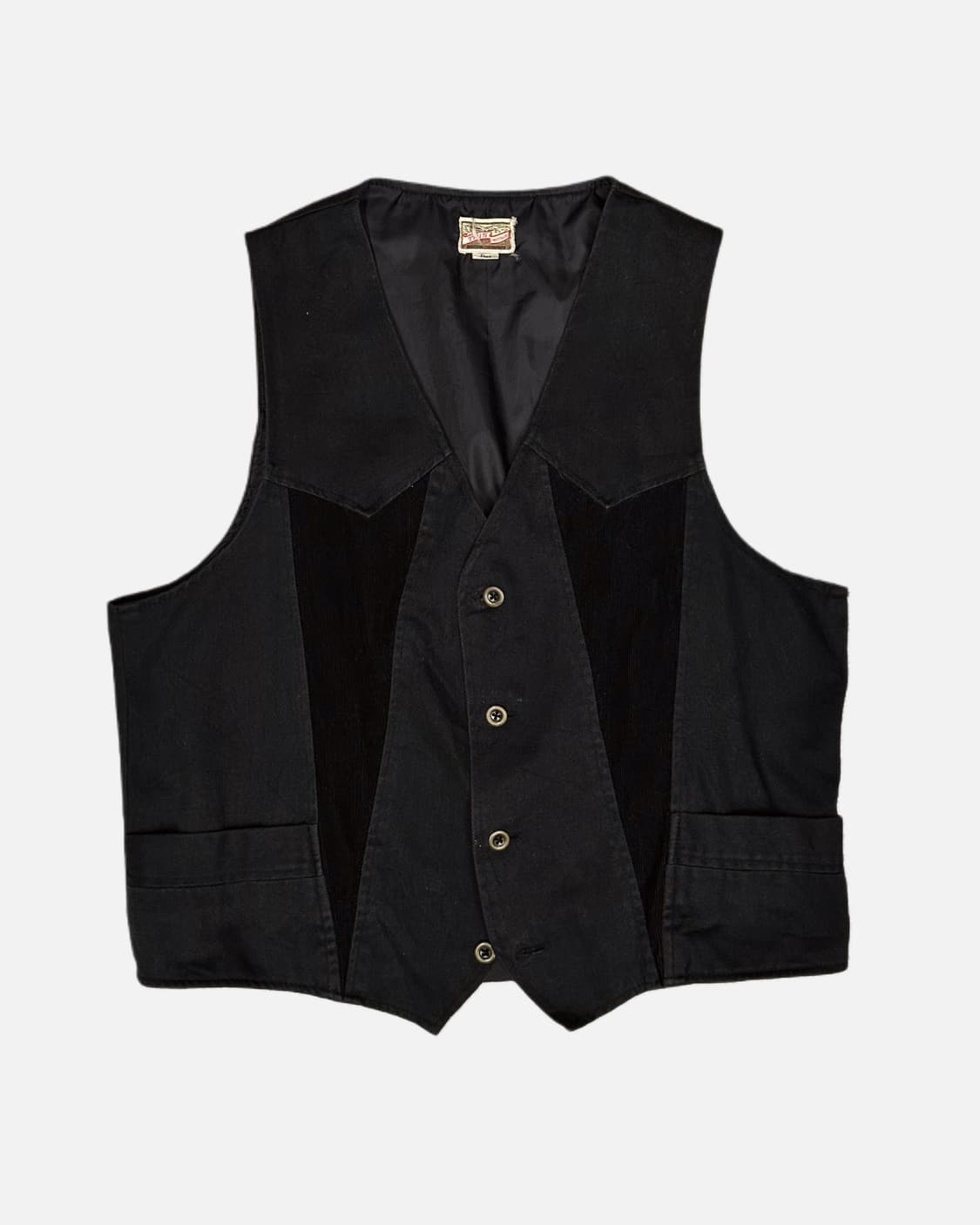 western corduroy detail vest 상품이미지2