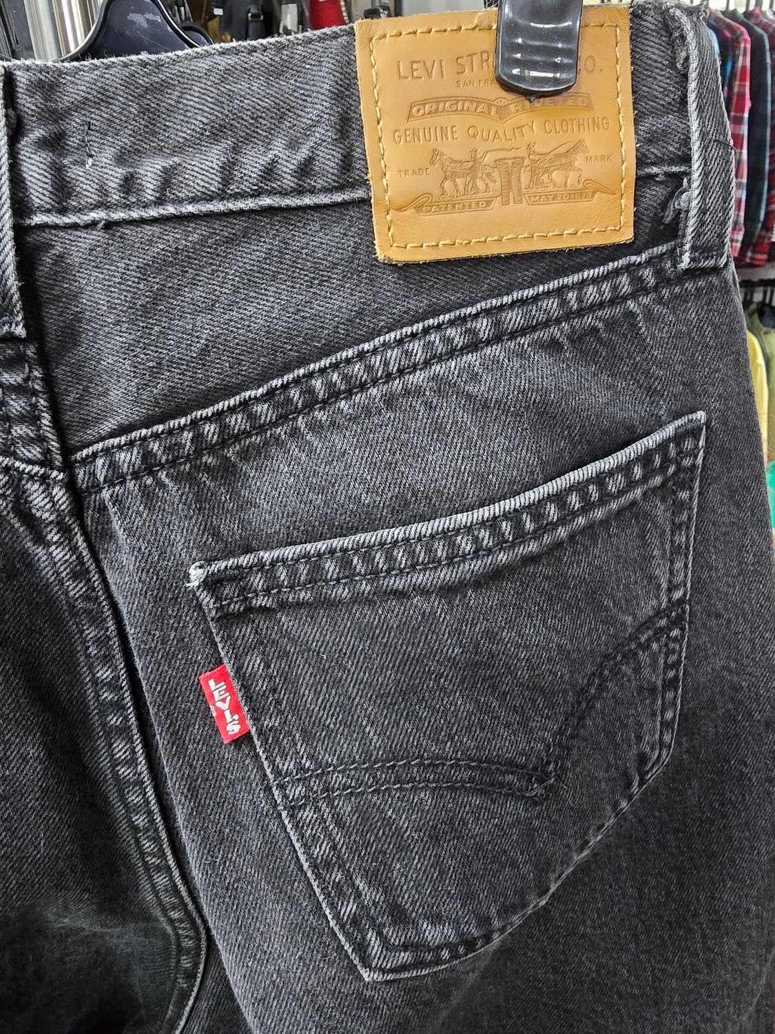 리바이스 블랙 데님 팬츠 (1274) 상품이미지3