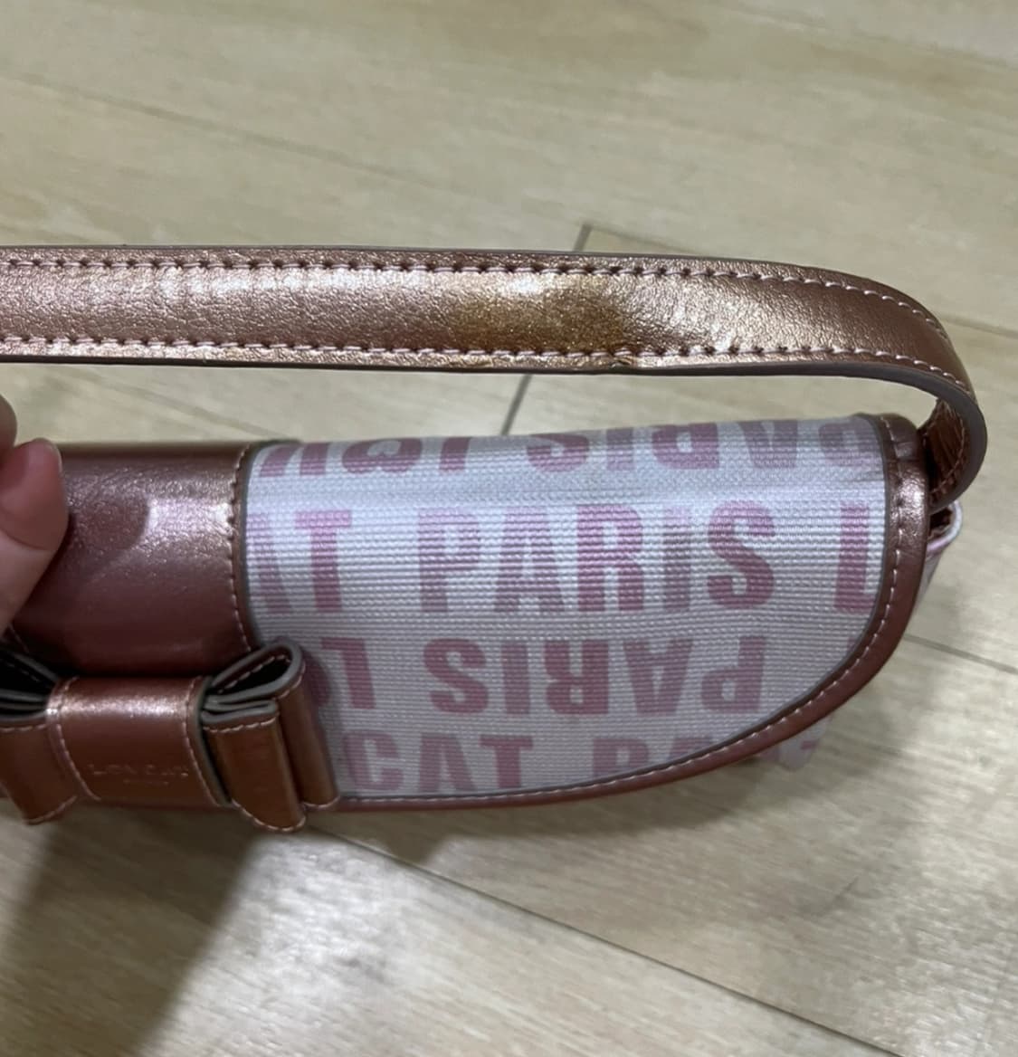 LOVCAT Vintage 리본 바게트백 상품이미지2