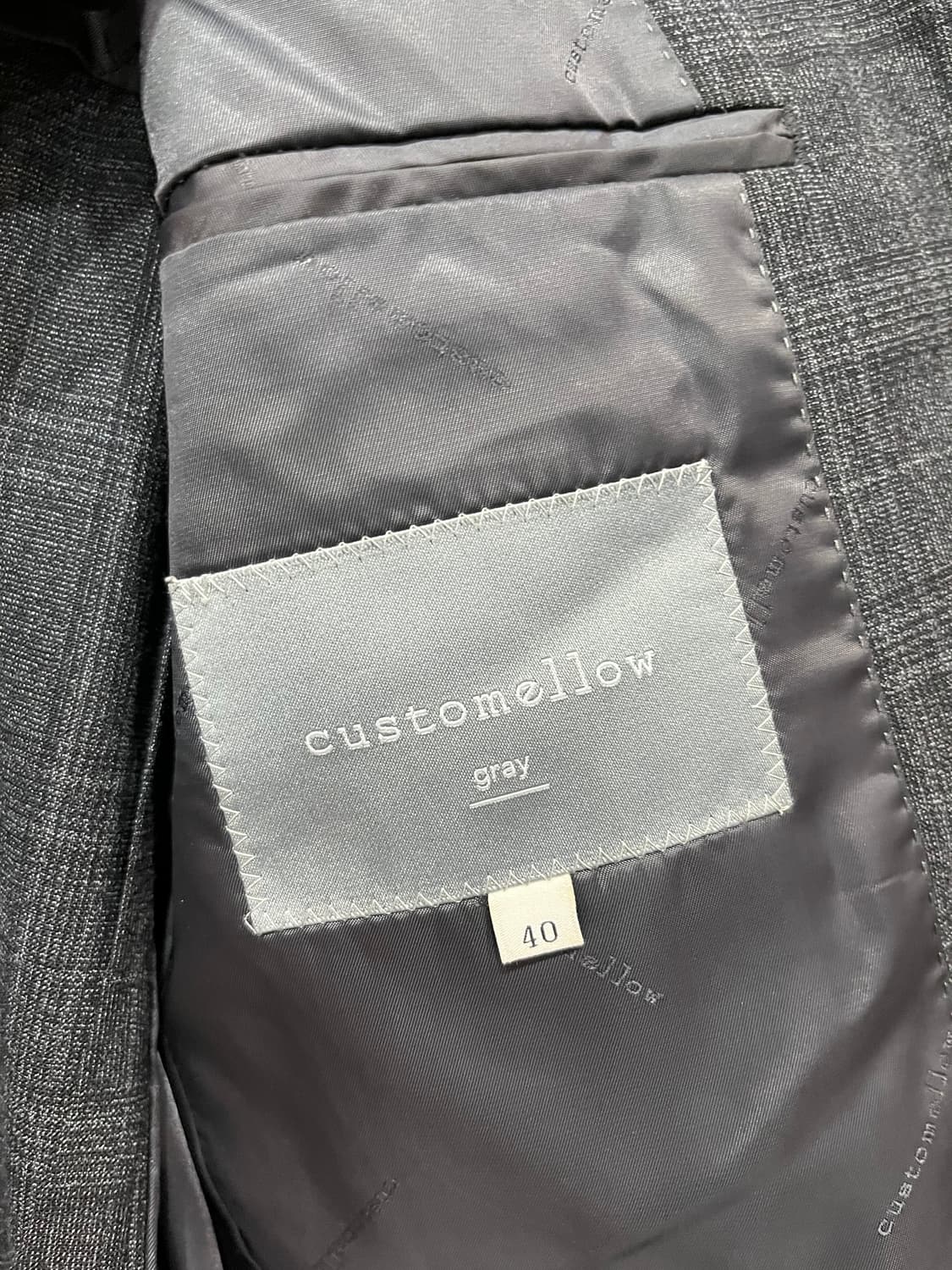 커스텀멜로우 체크 블레이저 자켓 상품이미지3